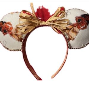Kids Character Moana Headband in tan and red